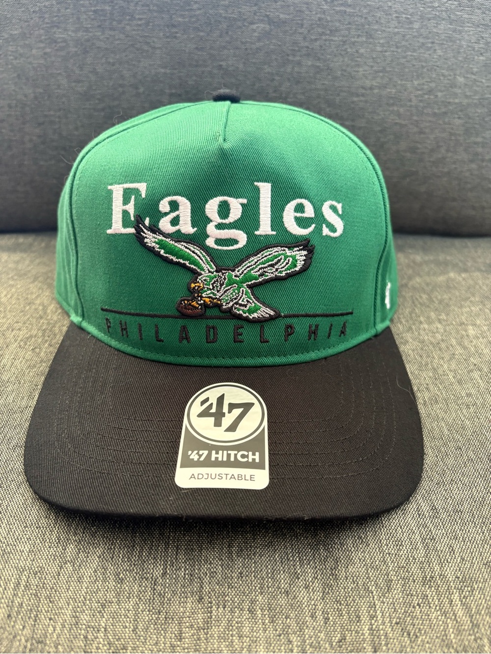47 Philadelphia Eagles Green and Black Flat Brim Snapback Hat *BNWT